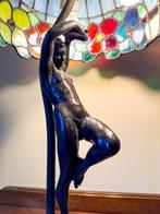 Tafellamp - Gepatineerd brons - Tiffany-stijl lamp
