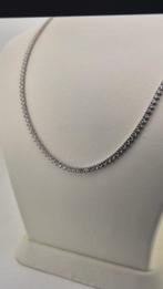 Halsketting - 14 karaat Witgoud - 7.10ct. tw. Diamant, Sieraden, Tassen en Uiterlijk, Kettingen, Nieuw