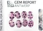 Zonder Minimumprijs - 8 pcs  Spinel  - 7.00 ct - Gem Report, Nieuw