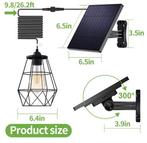 Solar Hanglamp – LED Zonne-energie IP65 Binnen en Buiten, Huis en Inrichting, Verzenden, Nieuw