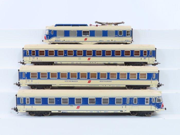 Lima H0 - 9730 - Treinset (1) - Vierdelig treinstel type, Hobby en Vrije tijd, Modeltreinen | H0