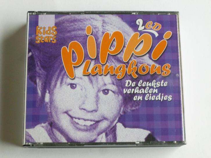 Pippi Langkous - De leukste verhalen en liedjes (2 CD), Cd's en Dvd's, Cd's | Kinderen en Jeugd, Zo goed als nieuw, Verzenden