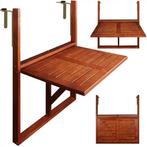 Casaria - Balkon hangtafel - Acaciahout 65x45x87cm FSC-ge..., Verzenden, Nieuw