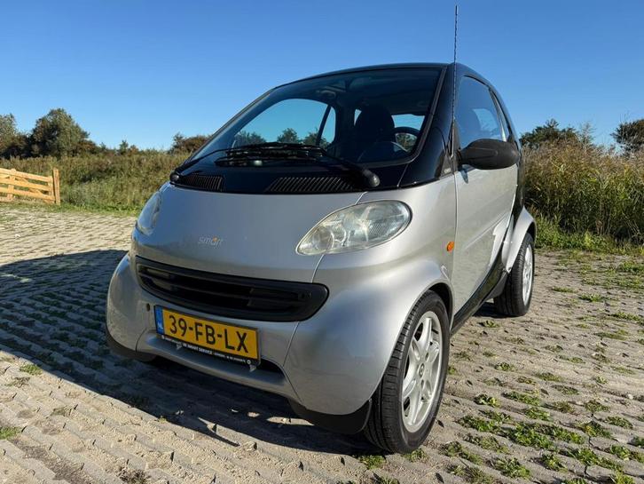 Smart Fortwo + Automaat + APK + 3 maand Garantie, 80.134 KM, Auto's, Smart, Origineel Nederlands, Onderhoudsboekje, Te koop, Blauw