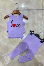 Love set Lila, Kinderen en Baby's, Kinderkleding | Maat 110, Ophalen of Verzenden, Nieuw, Meisje, Setje