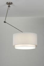 Rietveld Hanglampen - Wit - Stof, Huis en Inrichting, Lampen | Hanglampen, Verzenden, Nieuw
