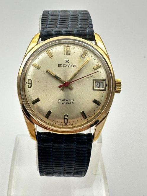 Edox - Edox Vintage Manual Wind Watch – 17 Jewels | Incabloc, Sieraden, Tassen en Uiterlijk, Horloges | Heren