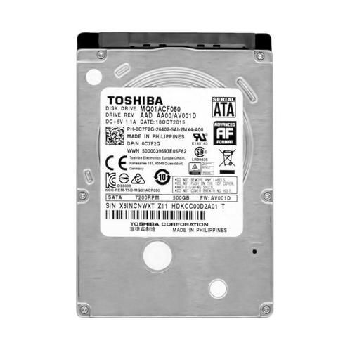 Refurbished Toshiba MQ01ACF050 met garantie, Computers en Software, Harde schijven, Intern, SATA, Zo goed als nieuw, SSD, Ophalen of Verzenden