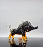 sculptuur, Taureau - 270 mm - Muranoglas - 1990, Antiek en Kunst, Antiek | Glas en Kristal