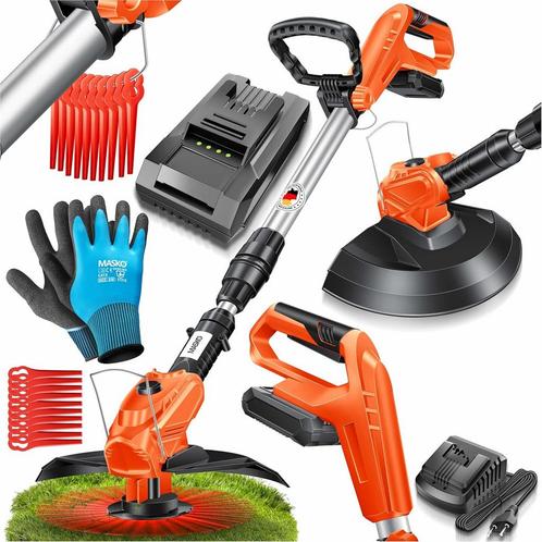 MASKO® Accu-grastrimmer met 20 V li-ion-accu, 2,0 Ah accu en, Tuin en Terras, Tuinmeubel-accessoires, Nieuw, Verzenden