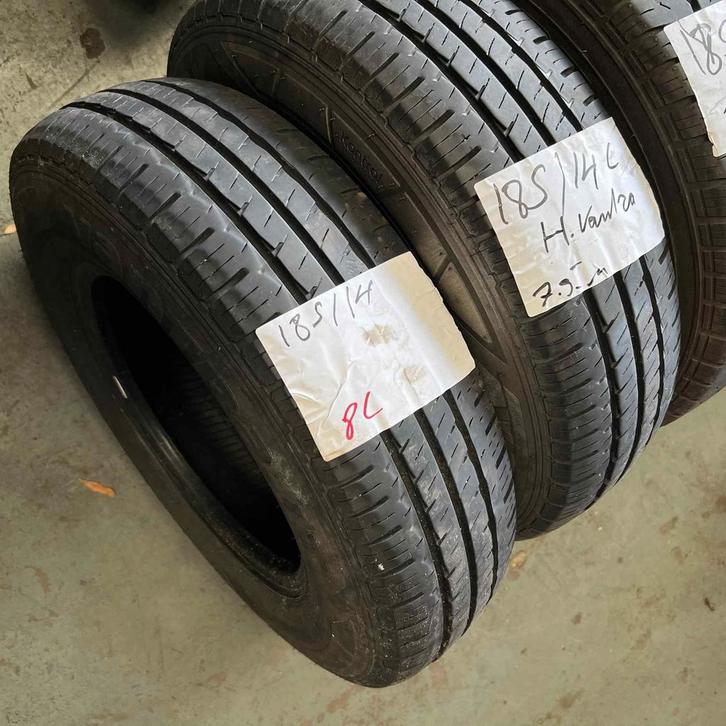 2 x Hankook Vantra 185-80-14 C Zomerbanden 7,5mm, Auto-onderdelen, Banden en Velgen, 14 inch, Zomerbanden, 185 mm, Bestelwagen