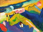 Kunstdruk Wassily Kandinsky - Murnau, Berglandschaft 80x60cm, Verzenden, Nieuw