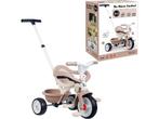 Smoby Be Move Comfort - Driewieler - Duwstang - Beige, Verzenden, Zo goed als nieuw, Smoby
