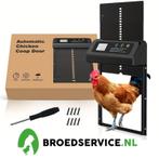 Actie - Premium Kippendeur met Timer en Zonnepaneel, Nieuw, Kippenhok of Kippenren