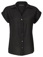 Blouse Basic Zwart, dames blouse zwart, Kleding | Dames, Nieuw, Verzenden
