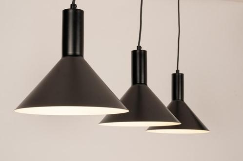 Rietveld Hanglampen - Zwart - Metaal, Huis en Inrichting, Lampen | Hanglampen, Verzenden