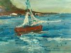 Luciano-Gaston Faraoni (1928-2020) - Bord de mer sur la côte, Antiek en Kunst
