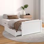 Bedframe 90x200 Wit Grenen - Retourdeal! 35% Korting, 90 cm, Eenpersoons, Wit, Nieuw