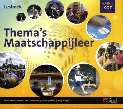 Themas Maatschappijleer vmbo kgt Lesboek 9789086743490, Boeken, Studieboeken en Cursussen, Zo goed als nieuw, Verzenden