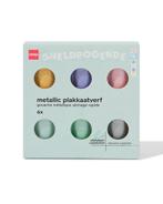 HEMA Plakkaatverf metallic - 6 stuks 3+1 gratis, Hobby en Vrije tijd, Verzenden, Nieuw