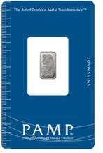 Platina 1 gram Pamp Suisse, Verzenden, Losse munt