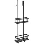 Dubbele Douchemand Hangend Smedbo Sideline 76,5x25 Mat Zwart, Ophalen of Verzenden, Nieuw, Bad