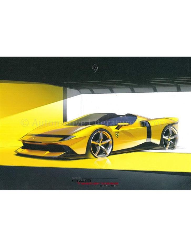 2025 FERRARI 849 TESTAROSSA SPIDER LITHOGRAFIE, Boeken, Auto's | Folders en Tijdschriften, Ferrari