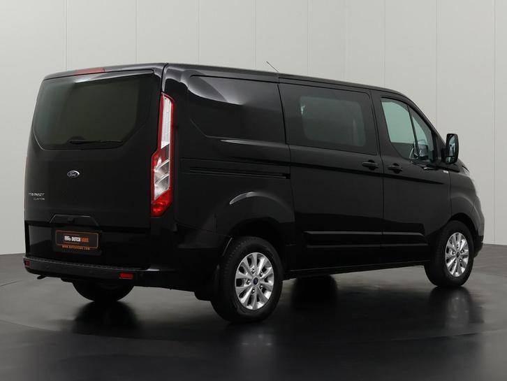 Ford Transit Custom Bestelbus L1 H1 2023 Diesel Automaat, Auto's, Ford, Dealer onderhouden, Te koop, Zwart, Automaat, Financial lease