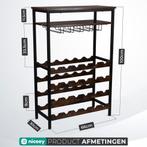 2dekans | Niceey Wijnrek - Voor 24 Flessen en 15 Glazen -, Ophalen of Verzenden, Zo goed als nieuw