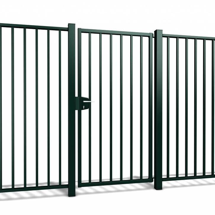 Hekwerk Pro Enkele poort Tyro h200 x b200cm gecoat, Tuin en Terras, Schuttingen, Nieuw, Ophalen of Verzenden