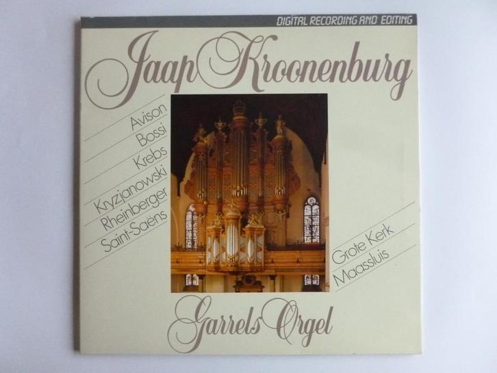 Jaap Kroonenburg - Garrels Orgel Maassluis (LP), Cd's en Dvd's, Vinyl | Klassiek, Zo goed als nieuw, Verzenden