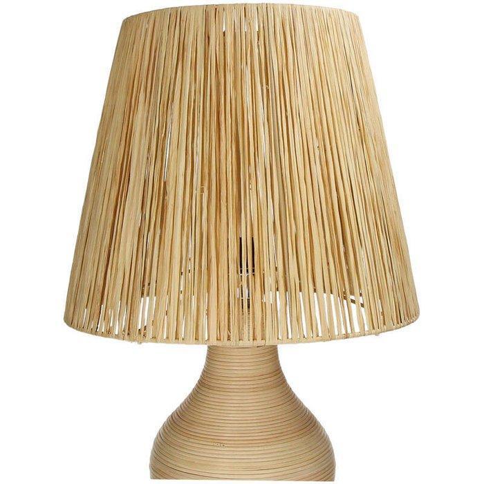 Lamp - Bamboe, Rattan, Antiek en Kunst, Kunst | Designobjecten