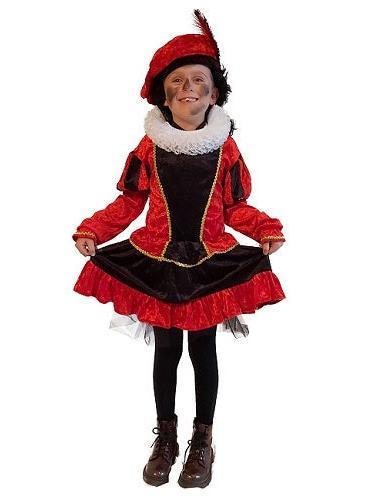 Pietenjurkje voor Meisjes met Petticoat - 128, Diversen, Sinterklaas, Verzenden