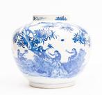 Een Chinese blauw wit porseleinen gemberpot, Antiek en Kunst, Ophalen