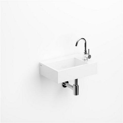 Fontein Clou Flush 2 Plus 42.5x29x10.5cm Mineraal Marmer, Doe-het-zelf en Verbouw, Sanitair, Overige typen, Nieuw, Ophalen of Verzenden