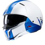 Hjc I20 Batol Wit Blauw MC2SF Jet Helm, Motoren, Kleding | Motorhelmen, Verzenden, Nieuw met kaartje, Jethelm, HJC