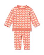 HEMA Newborn kledingset hartjes roze, Verzenden, Nieuw
