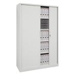 -10% - Hoge Metalen Roldeurkast 120x195 - Wit, Huis en Inrichting, Kasten | Roldeurkasten en Archiefkasten, 100 tot 150 cm, Verzenden