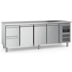 Ecofrost Koelwerkbank 553L | 3 Deuren + 2 Laden | Geforceerd, Witgoed en Apparatuur, Koelkasten en IJskasten, Ophalen of Verzenden
