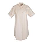 Frogbox • leerlook blouse jurk • 36, Kleding | Dames, Verzenden, Beige, Nieuw, Maat 36 (S)