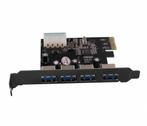 USB PCIe kaart - 4x USB-A / USB3.0, Nieuw, Ophalen of Verzenden