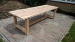 Tijdelijk korting:Op voorraad landelijke tuintafel 250x87x76, Tuin en Terras, Nieuw, Rechthoekig, Hout