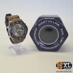 MARTYN Line Dual Time Chronograph Waterproof Heren Horlog..., Sieraden, Tassen en Uiterlijk, Horloges | Heren, Ophalen of Verzenden