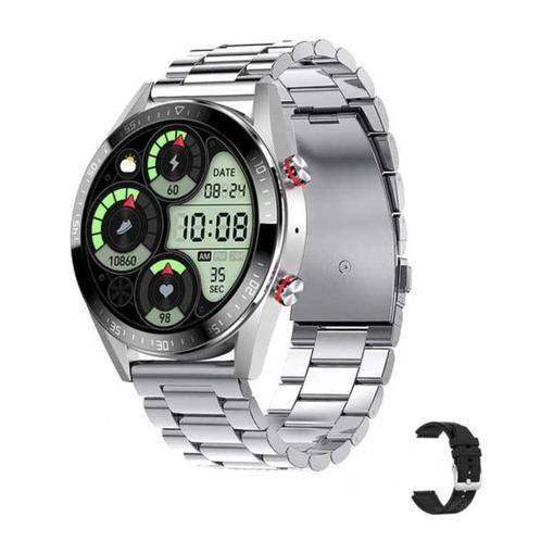 Smartwatch met Extra Bandje - Bloeddrukmeter en, Sieraden, Tassen en Uiterlijk, Smartwatches, Nieuw, Verzenden