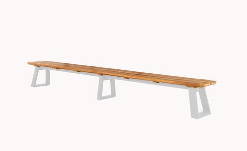 Suns Tomar bench 220 cm matt white |, Tuin en Terras, Tuinsets en Loungesets, Ophalen of Verzenden
