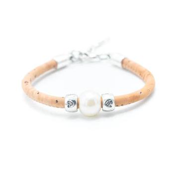 Kurk Armband - Witte Parel