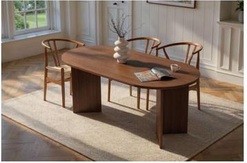 Asir 353NRD1122 Eettafel Okkernoot van 399 voor 299 NIEUW beschikbaar voor biedingen