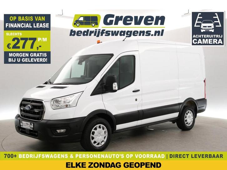 Ford Transit 350 2.0 TDCI L2H2 Trend | Airco | Camera |, Auto's, Bestelauto's, Te koop, Handgeschakeld, Financial lease, Diesel