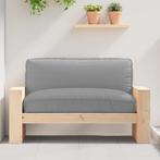 vidaXL Palletkussen voor zitting Grijs 120 x 80 x 12 cm, Huis en Inrichting, Woonaccessoires | Kussens, Verzenden, Nieuw, Grijs