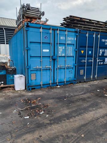 3  x  Zeecontainer 20 ft gebruikt beschikbaar voor biedingen